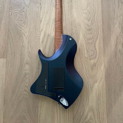 Abasi Concepts Larada Master Series USA 2022 DAT PVRP Purple / Blue - Roasted Flamed neck image 3