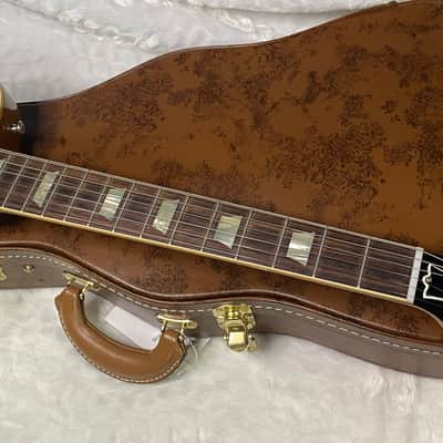 MINT! Gibson Custom Shop '57 Les Paul ALL OVER Double Gold Reissue - VOS - Uncovered Double White Pick-Ups - Authorized Dealer - Only 8.25 lbs - G07383 image 5