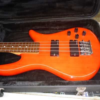Spector Early Production Legend 4 Classic Soap Bar Humbuckers W/Case : Leveled Crowned & Dressed Frets 2003 - Trans Orange image 2