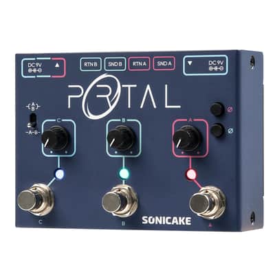 SONICAKE Portal Active Signal Mixer, Analog Line Selector, ABY&FX Loop 3 Channels Multi effects pedal footswitch,price include the import duty to US buyer