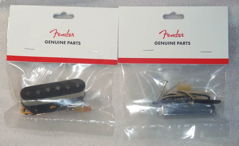 Fender® `62 Telecaster Custom Bridge & Neck Pickup Set~USA~W/Hardware~Brand New image 1