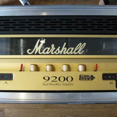 Marshall 9100, 9200, EL34 100/100, EL34 50/50 Dual Monoblock PowerAmp - Plexi Faceplate (NOS) image 3