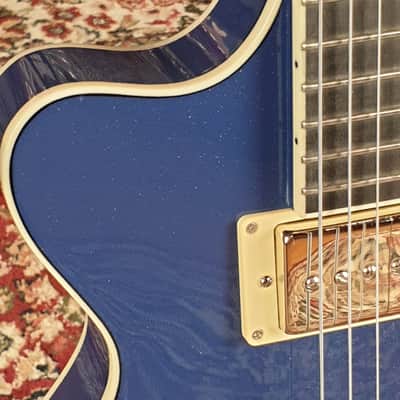 Hofner Leader Professional H4800-P-DB-0 Blue Sparkle + incl. Hofner-Case + NEW with invoice image 4