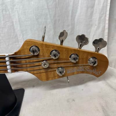 Ernie Ball Music Man 30th Anniversary Stingray sting ray 5 H Bass with Case 2018 - Translucent Buttercream / Roasted maple neck / maple fingerboard image 7
