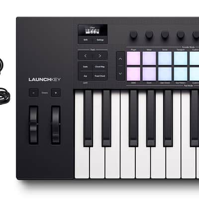 Novation LAUNCHKEY 25 MK4 25-Key USB MIDI Ableton Keyboard Controller+Microphone