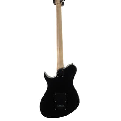 Aria electric baritone guitar gloss black JET-Btone-BK image 8