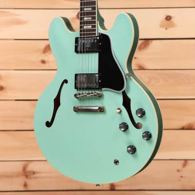 Gibson PSL 1964 ES-335 Ultra Light Aged - Kerry Green Two Tone-130633 image 3