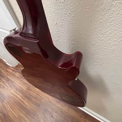 Left Handed Gibson Les Paul Studio without Fretboard Binding 2019 - 2024 - Wine Red image 6