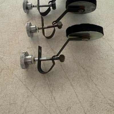 Set of (3) Vintage Ludwig Rotary Dampers… Great Condition image 2