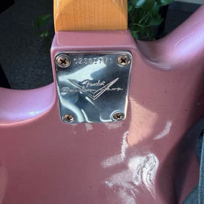 Fender Custom Shop '64 Reissue Jaguar Journeyman Relic Burgundy Mist Metallic image 8