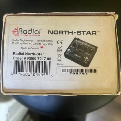 Radial ToneBone North-Star Overdrive/Power Booster 2010s - Black/Teal image 5