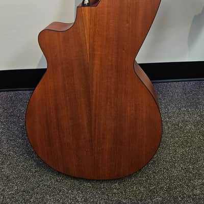 Timberline T20HGc All Solid Wood Tropical Mahogany 12-String Harp Guitar T20 HGC - Mahogany image 8