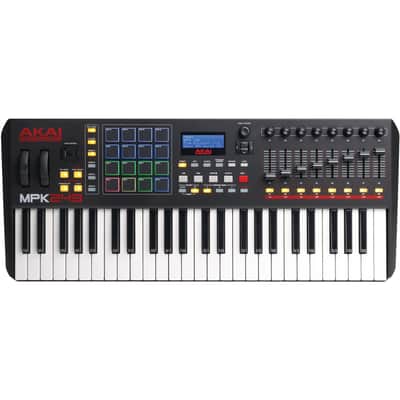 Akai "MPK249" 49-key semi-weighted keyboard controller. (Discontinued product)