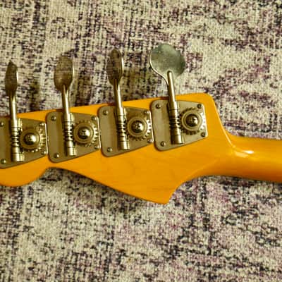 Fender Jaguar Bass Guitar. Crafted In Japan 2006 Red image 10