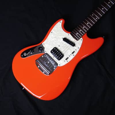 Fender Kurt Cobain Mustang KC-MG/LH FRD 2012 Fiesta Red Oranj-stang  Left-Handed MIJ image 2