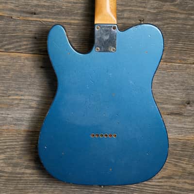 Used Fender Custom Shop '63 Reissue Telecaster Relic - Lake Placid Blue w/OHSC image 10
