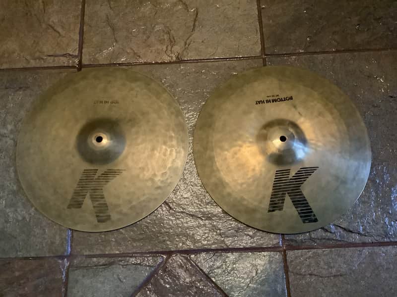 Zildjian 14" K Series "EAK" Hi-Hat Cymbals image 1