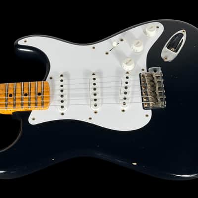 2025 Fender Stratocaster 1954 Custom Shop '54 Strat Journeyman Relic 70th Anniversary ~ Black image 2