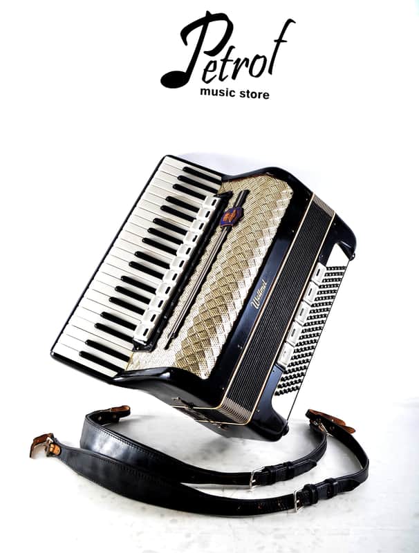 Rare Old/Vintage/Antique, German Made Piano Accordion Weltmeister - 120 bass, 16 registers (11+5) - Golden Era - Youtube VIDEO image 1
