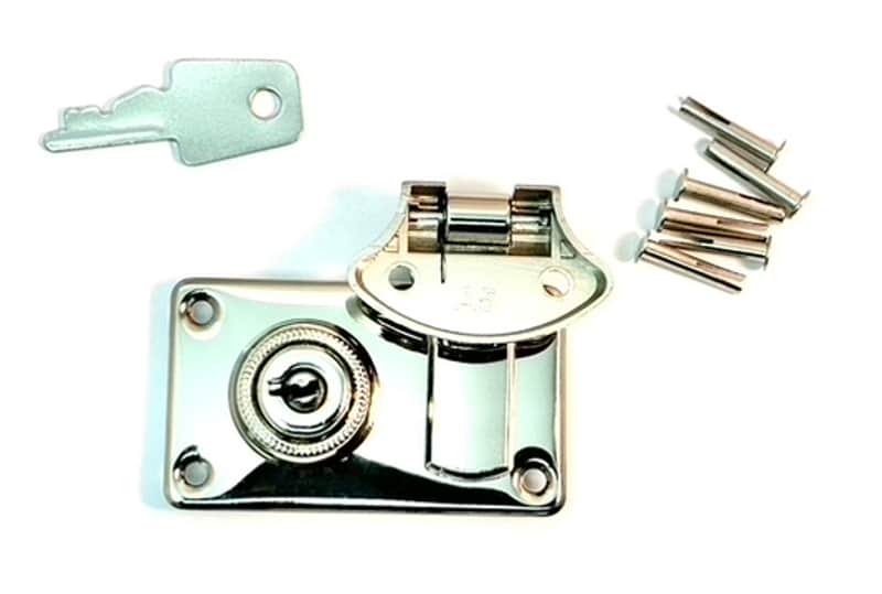 Guitar, Instrument Case Latch Lock CHENEY Style Fender, G&G cases Nickel Finish image 1