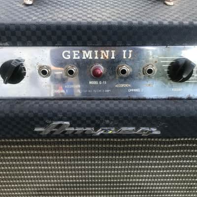 Ampeg G-15 Gemini II 2-Channel 30-Watt 1x15" Guitar Combo image 10