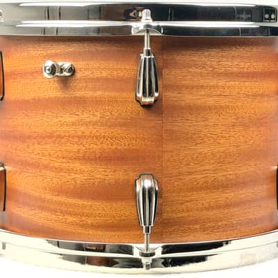 Slingerland Radio King Prototype drum set Satin Mahogany. 13/16/22/6.5 image 11