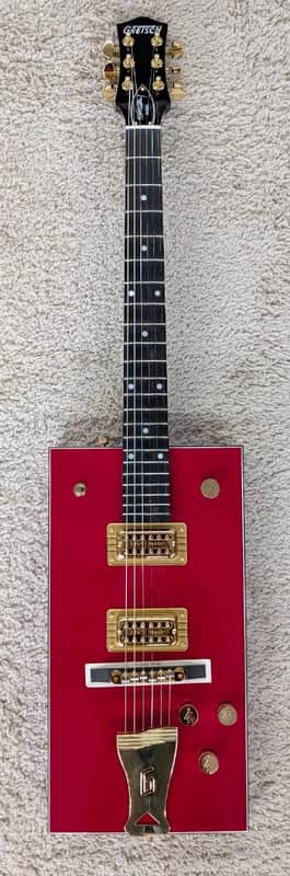 Gretsch G6138 Bo Diddley, "G" Cutout Tailpiece, Ebony Fingerboard, Firebird Red image 1