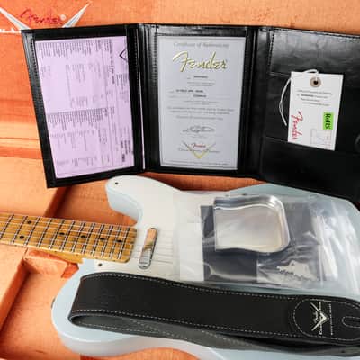 Fender Custom Shop 59 Telecaster Journeyman Aged Sonic Blue image 6