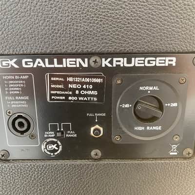 Gallien-Krueger 1001RBmk2 + 2 Neo410 cabs 2014 - silver/grey and black image 16