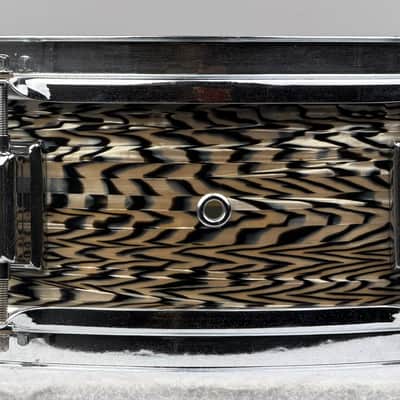 Rogers 5x14" Luxor Cleveland-Era Snare Drum - Black Onyx #7517 image 7