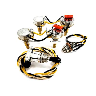 Carparelli Gibson Les Paul Wiring Harness 50's Wiring Kit Custom SD - Orange Drop .022 image 1