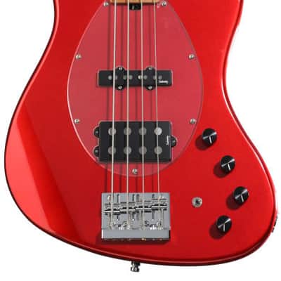 Sadowsky MetroExpress Vintage M/J Bass Guitar - Solid Candy Apple Red Metallic  Roasted Maple Fingerboard image 3