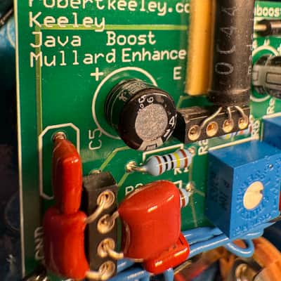 Keeley Java Boost NOS Mullard OC44 hand wired imagen 2