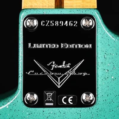 Fender Custom Shop Limited Edition Custom Deluxe Stratocaster NOS- Seafoam Green Sparkle 2025 (CZ589462) image 16