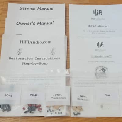 Dynaco SCA-50 restoration kit filter capacitor repair rebuild fix image 1