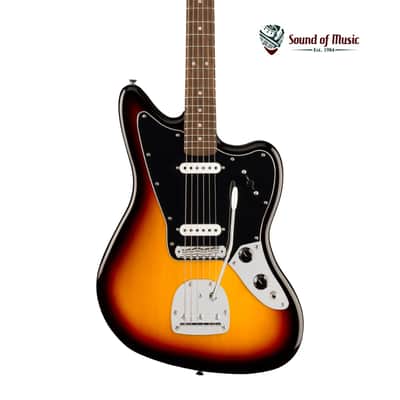 Squier Affinity Series Jaguar®, Laurel Fingerboard, Black Pickguard - 3-Color Sunburst image 1