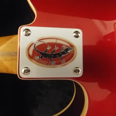 Custom Built 2021 Fender Tele Telecaster Thinline Roasted Maple Cherry Red Metallic w/White Binding image 13