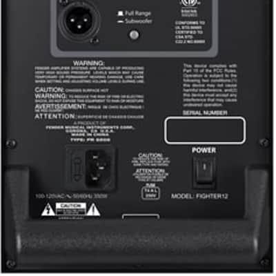 Fender Fighter 12 12" 1100 Watt 2-Way Powered Speaker image 6