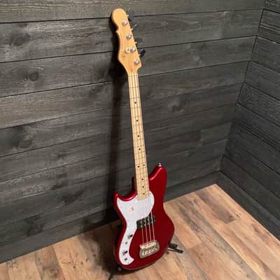 G&L Tribute Fallout Left Handed Red Electric Bass Guitar image 5