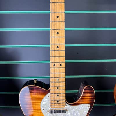 Fender Select Telecaster Thinline 2013 Violin Burst Semi-Hollow Electric Guitar image 7