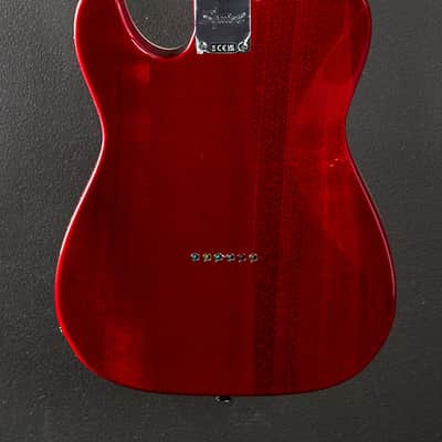Squier Affinity Series Telecaster FMT SH - Crimson Red Transparent w/Indian Laurel image 4