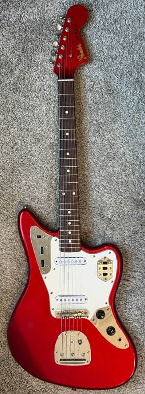 Fender Jaguar MIJ 1996 - Candy Apple Red - 50th Anniversary Edition - Made in Japan image 1