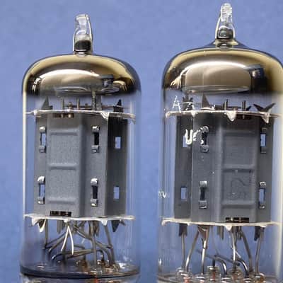 Telefunken ECC83 ◇ 12AX7 • 100% BALANCED mA & Gm PAIR • NOS Gm • 1960s • Ribbed Plates • Amplitrex AT-1000 Digitally Tested • Quite Very Low Noise • T-08-09 image 4