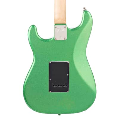 Tuttle Tuned S Green Sparkle Electric Guitar #680 image 2
