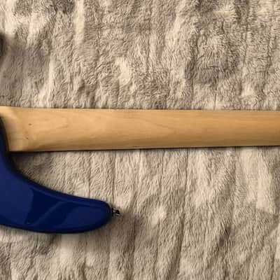 Glarry GIB-4 - 4-String Bass - Set-up - 2025 - Reverse PJ Pickups - Glossy Blue image 11