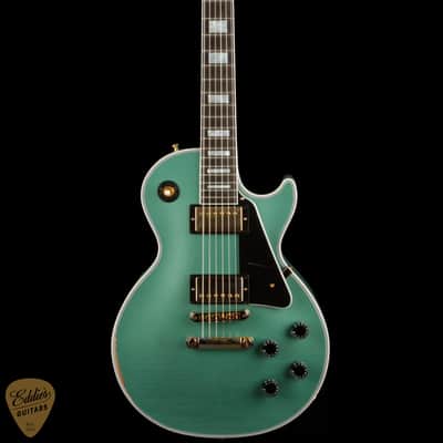 2024 - Gibson Custom Shop PSL Murphy Lab Les Paul Custom Heavy Aged Inverness Green 9.13 #CS400139 image 3