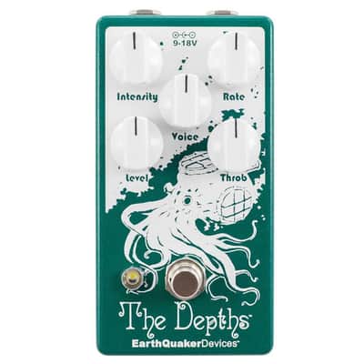 EarthQuaker Devices The Depths V2 - Analog Optical Vibe Machine Pedal  [Three Wave Music] image 2