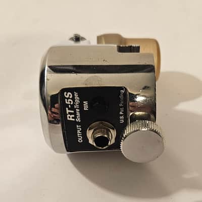 Roland RT-5S Snare Trigger Chrome w/ Manual Tested & Works image 2