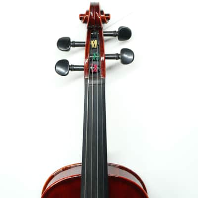 Handmade 1/8 Violin Outfit, Italian Spruce One Piece Back, Sweet Tone,Case & Bow image 8