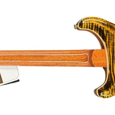 2025 PRS 40th Anniversary Hollowbody II Piezo One Piece 10-Top & Back! - Yellow Tiger image 10